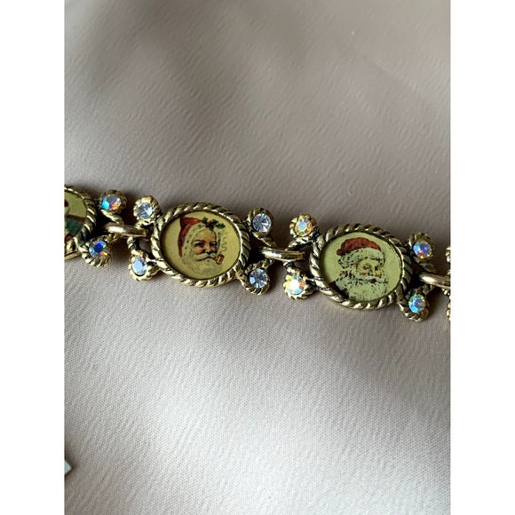 SOLD NWT Maximal Art Santa Claus Christmas Painting Bracelet - Picture 4 of 6